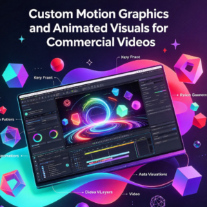 Custom Motion Graphics and Animated Visuals for Commercial Videos