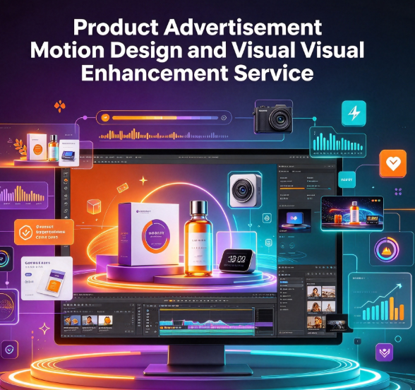 Product Advertisement Motion Design and Visual Enhancement Service