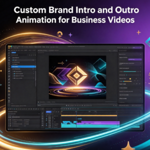 Custom Brand Intro and Outro Animation for Business Videos