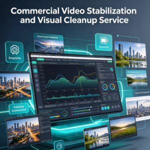 Commercial Video Stabilization and Visual Cleanup Service